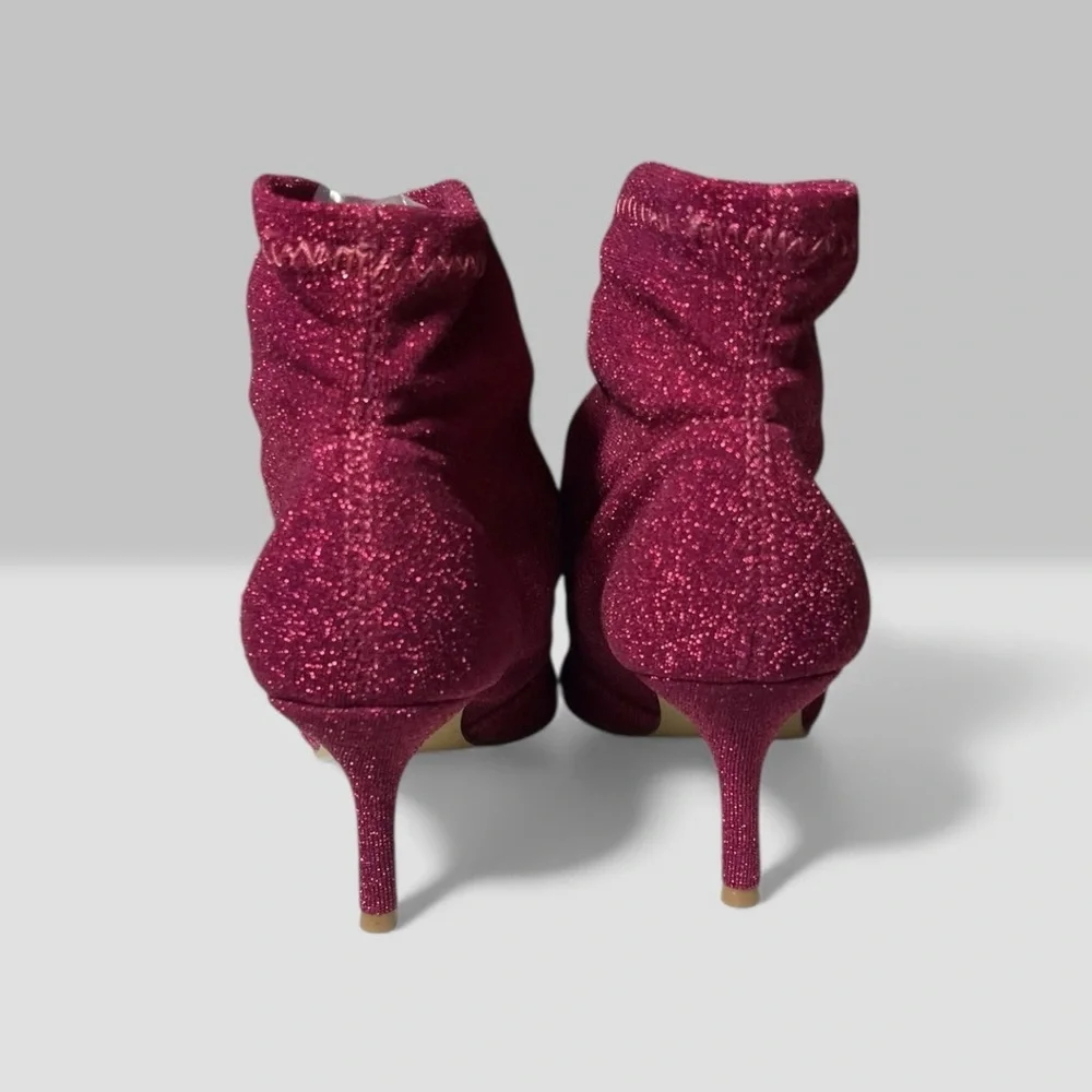 🌻Charles by Charles David Amstel Bootie in Fuchsia Glitter Women's Size 6